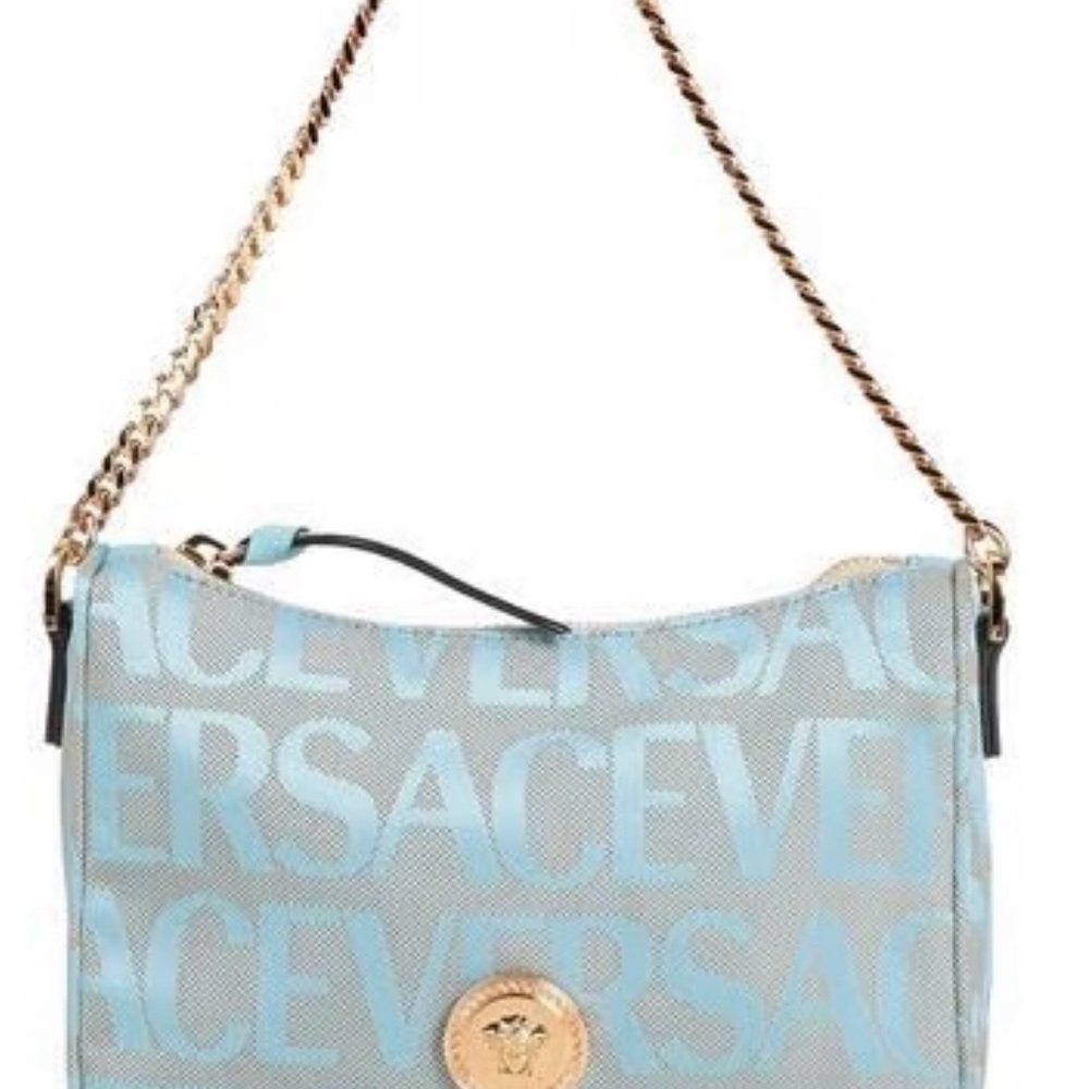 ⭐️HOST PICK⭐️Versace Small Jacquard Baguette Bag with Medusa plaque - NWT
